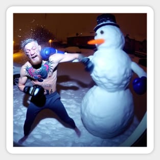 Conor Mcgregor vs Snowman 7/9 Sticker